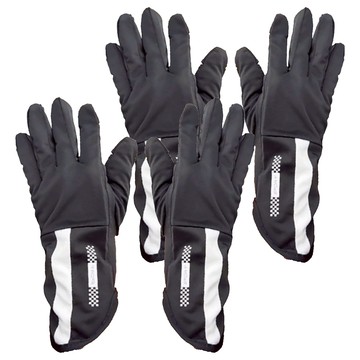 咪咪購物 女款 冰絲防曬手套  手掌長26cm 手掌寬9cm  黑色  2雙