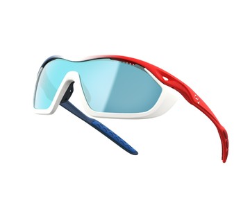 【【蘋果戶外】】720armour B355G-9 消光灰藍+消光螢桔紅/灰藍白 Analog Pro 運動太陽眼鏡 飛磁換片