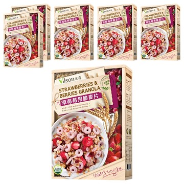 Vilson 米森 草莓莓果脆麥片  350g  6盒