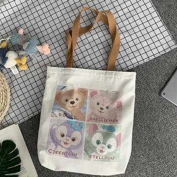 包2021新款潮女帆布包韓版 原宿 ulzzang大容量女ins學生帆布袋