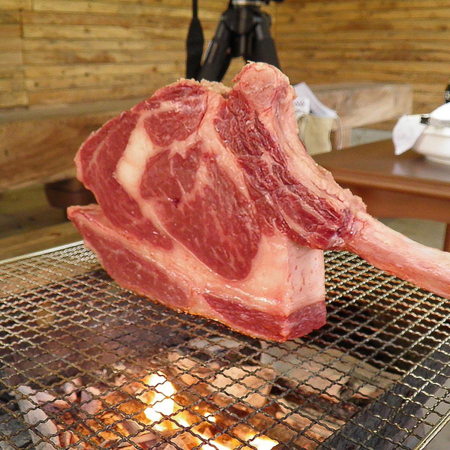 肉 お肉 牛肉 国産 バーベキュー BBQ 焼肉 赤城牛 骨付き リブロース トマホーク ステーキ 約1.5kg〜1.7kg 不定貫 送料無料 真空 冷凍 内祝 御祝