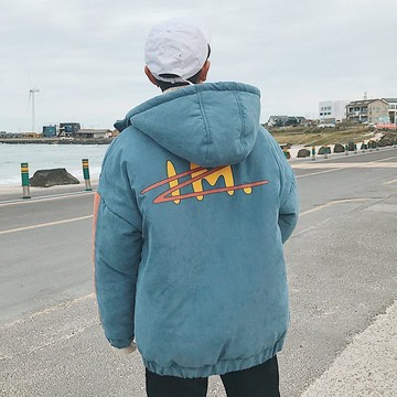 FINDSENSE G6 韓國時尚 麵包服男士連帽棉衣潮防寒外套上衣