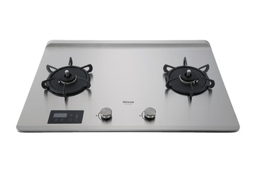林內緻溫雙口不銹鋼檯面爐天然/液化 RB-A2760S