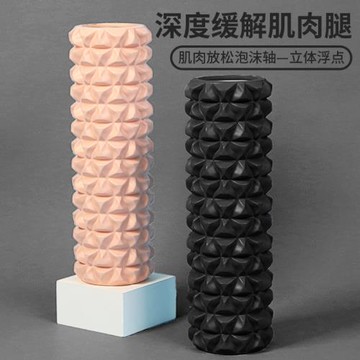泡沫軸狼牙棒肌肉放松瑜伽柱按摩滾軸健身瘦小腿部器械瑜伽器材