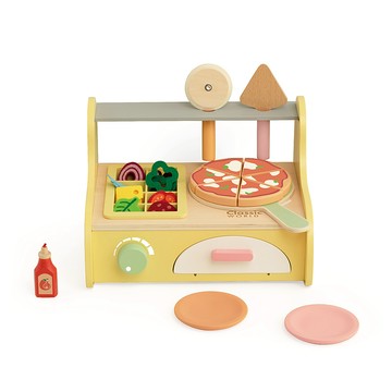 【德國 classic world 客來喜經典木玩】窯烤披薩烤爐組/家家酒遊戲