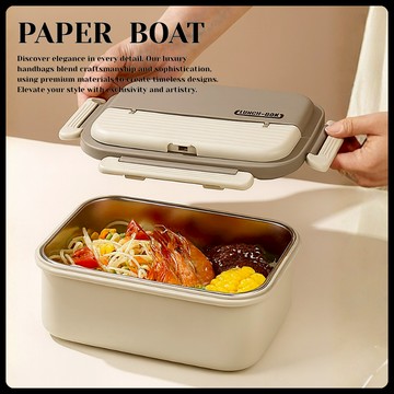 🔥現貨免運 隔日到貨🔥便當盒 盒子 餐盒 便當盒咖啡色 分隔便當盒 不鏽鋼便當盒 環保餐盒