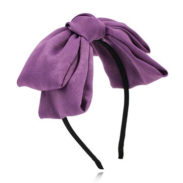 紫色大蝴蝶結發箍女夏季薄款頭箍法式發卡網紅發帶年新款夏天