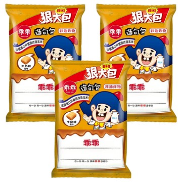 乖乖 玉米脆條 狠大包牛奶糖風味  80g  3包