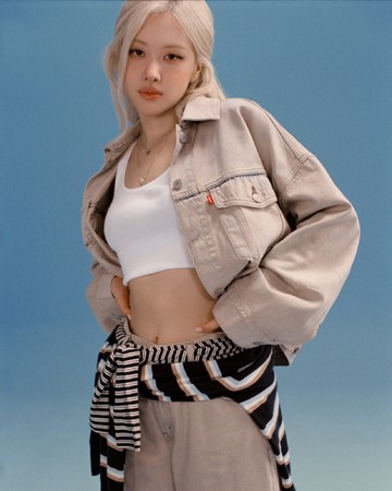 ROSÉ朴彩英同款 短版寬鬆卡車司機牛仔外套 人氣新品