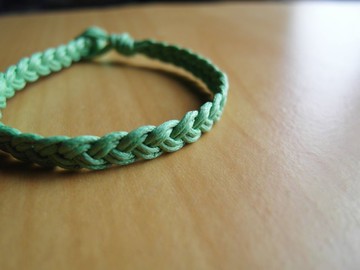 單色幸運手環 / 手工編織腳環