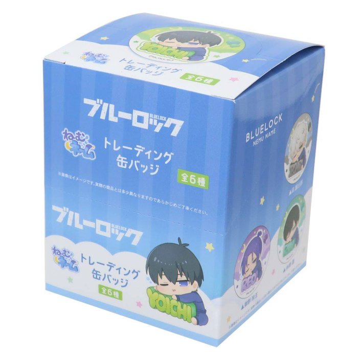  ブルーロック 缶バッジ トレーディング缶バッジ 全6種 6個入セット ねむネーム 少年マガジン カミオジャパン コレクション雑貨 まとめ買い アニメキャラクター ユニセックス その他 F cinemacollection