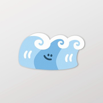 海浪滔滔/HAppiNess/車貼、軟磁 SunBrother孫氏兄弟 3M 反光貼紙 防水貼紙 車貼貼紙