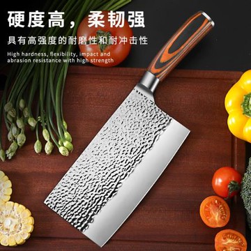 菜刀超快鋒利廚師專用切片刀手工鍛打家用菜刀免磨不銹鋼陽江刀具