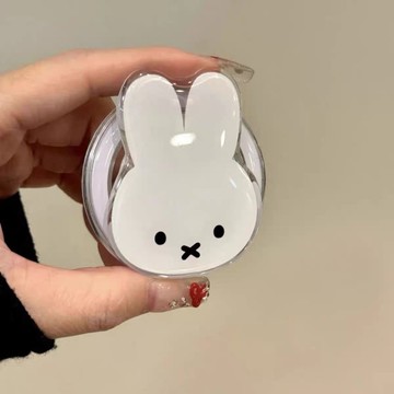 ❤️在臺好貨❤️新款日韓國可愛米菲兔卡通磁吸氣囊手機支架可摺疊伸縮