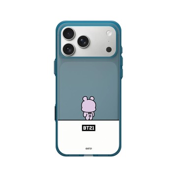 iPhone 17 Pro Max Clear (相機按鈕) 夜幕藍 - BT21 - 猜猜是誰？ MANG