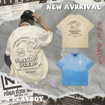 Hate Monday'' X PLAYBOY - TEE短袖上衣(PBHM-SS24T41)