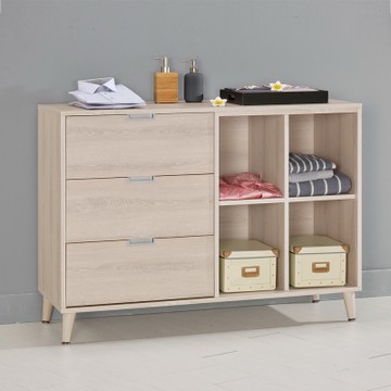 Boden-艾奇4尺多功能收納櫃-120x45x89cm