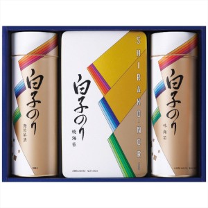 のり詰合せ〔のり茶漬(10袋)、焼のり(2切8枚2袋)、味のり(8切5枚12袋)各1缶〕※沖縄・離島配送不可