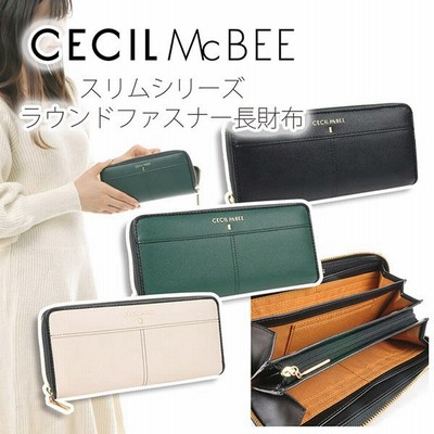 21年秋冬新作 Mcbee Cecil 財布 ラウンドロングウォレット モノ セシルマクビー 長財布 カラー ブラック Charitre Com