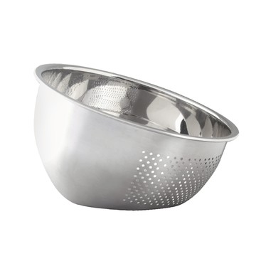 Axis 艾克思 斜底304不鏽鋼洗米/蔬果洗滌瀝水盆  不鏽鋼色  23 x 11.5cm  1個