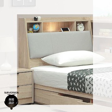 【顛覆設計】芮德芃靠枕床頭箱(單大3.5尺)