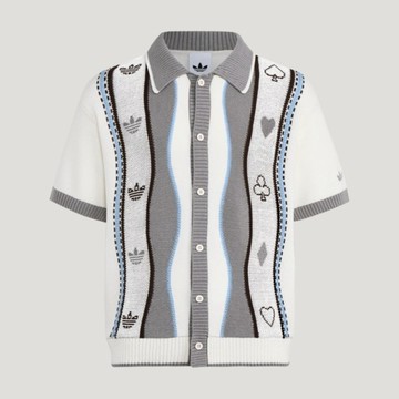 Adidas 愛迪達 U Polo Ss KY8310 男女 襯衫 灰白 亞版 迪士尼 寬鬆 柔軟