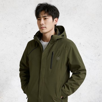 【億子洪】防水防風登山外套  一般款-綠4XL【1899】