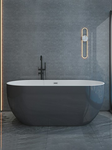 優購生活~彩色無縫亞克力浴缸家用民宿小戶型獨立網紅浴池兒童泡澡移動定制亞克力浴缸 衛浴浴盆 沐浴桶 浴桶 泡泡浴 泡澡桶  亞克力浴缸 保溫小缸