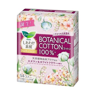 Laurier 蕾妮亞 F系列 植物衛生護墊 鈴蘭+白花香  14cm  54片  1包