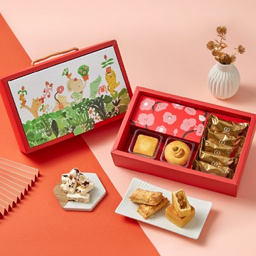 【喜憨兒】蒔．韻-春節禮盒｜千層酥 堅果酥｜春節送禮