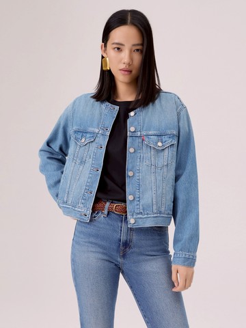 牛仔外套 無領牛仔外套 人氣新品