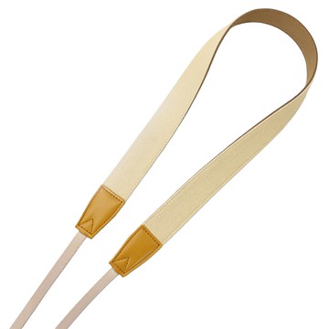 城市漫遊 窄版快扣組相機背帶  奶油黃  1個