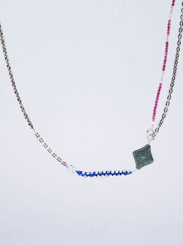 Handcrafted Sterling Silver Necklace [Silver] (HR396N)