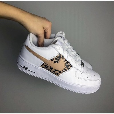 ナイキ Nike エアフォース 1 Air Force 1 エアフォースワン カスタム サービス レオパード メンズ レディース 通販 Lineポイント最大get Lineショッピング