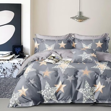 Pure One 台灣製100%純棉 雙人枕套床包組  6.2 x 5尺(186 x 150cm) + 枕套(75 x 45cm)  童星個夢 藍色