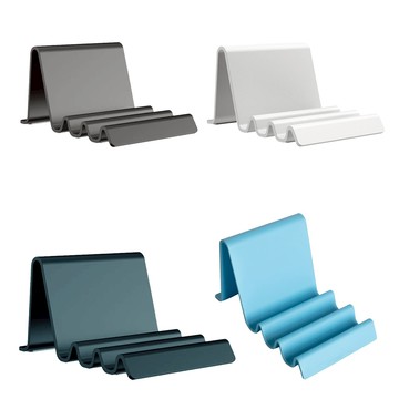 QIDINA 解放雙手超穩固波浪輕巧多角度平板手機支架-C