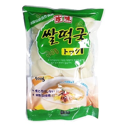 珍味堂 米トック 500g 1袋 国産米使用 乾燥タイプで保管が用意 トック トッポギ トッポキ 食品 食材 料理 調味料 非常食
