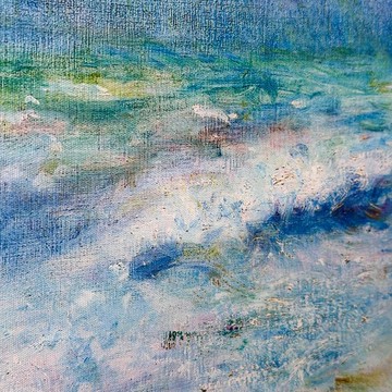 【微瑕特惠】【福利品】雷諾瓦_海景- 臥室掛畫/臥室掛畫/風景/
