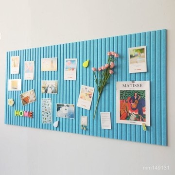 臺灣出貨🔥毛氈墻貼【送背膠.圖釘 🔥】毛氈闆 佈告欄 公佈欄 留言闆 毛氈闆 毛氈留言闆 幼兒園作品展示簡約照片客廳辦公