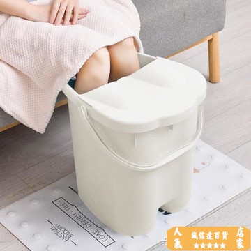 泡脚桶 泡腳桶過小腿洗足盆家用加厚洗浸腳桶泡腳神器過膝蓋泡腳桶高深桶
