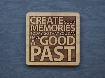 一句話原木杯墊今天創造出一份美好記憶明天就能擁有一段美好回憶