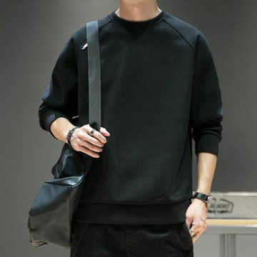 【Heart:W 新職人】★素面衛衣長袖圓領T恤(上衣/百搭/寬鬆)