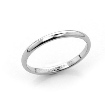 Tiffany&Co. 蒂芙尼 Forever永恆系列 鉑金戒指(展示品)