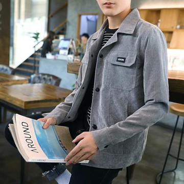 春季男士牛仔外套2024新款韓版潮流棒球衣服休閑百搭寬松春秋夾克