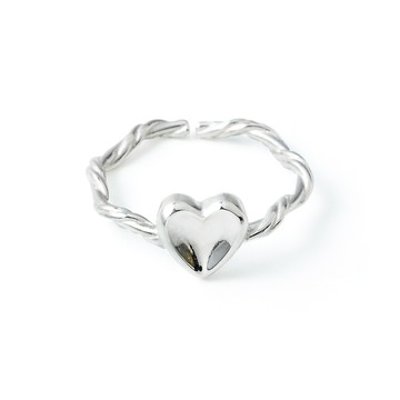 [大尺碼/純銀] 荊棘之心戒指 / 2 size / Heart Of Thorns Ring