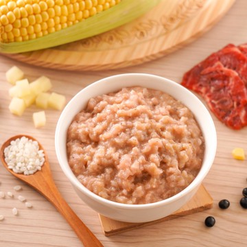 芽米寶貝 - C18 黑眼豆豆牛牛粥-7m+-冷凍-120g*2包