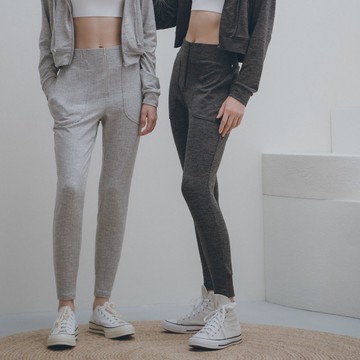 【MACACA】木質調:拉錬縮口 - BHE7022 烏木棕