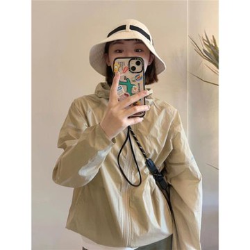 防曬衣女款夏季2024年新款寬松戶外運動薄款透氣小個子防嗮服外套