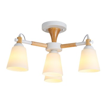 Honey Comb 半吸頂三燈 簡約時尚 居家照明  原木