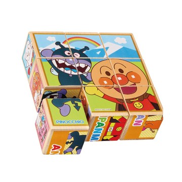 Anpanman 木製學習拼圖(1歲6個月以上)